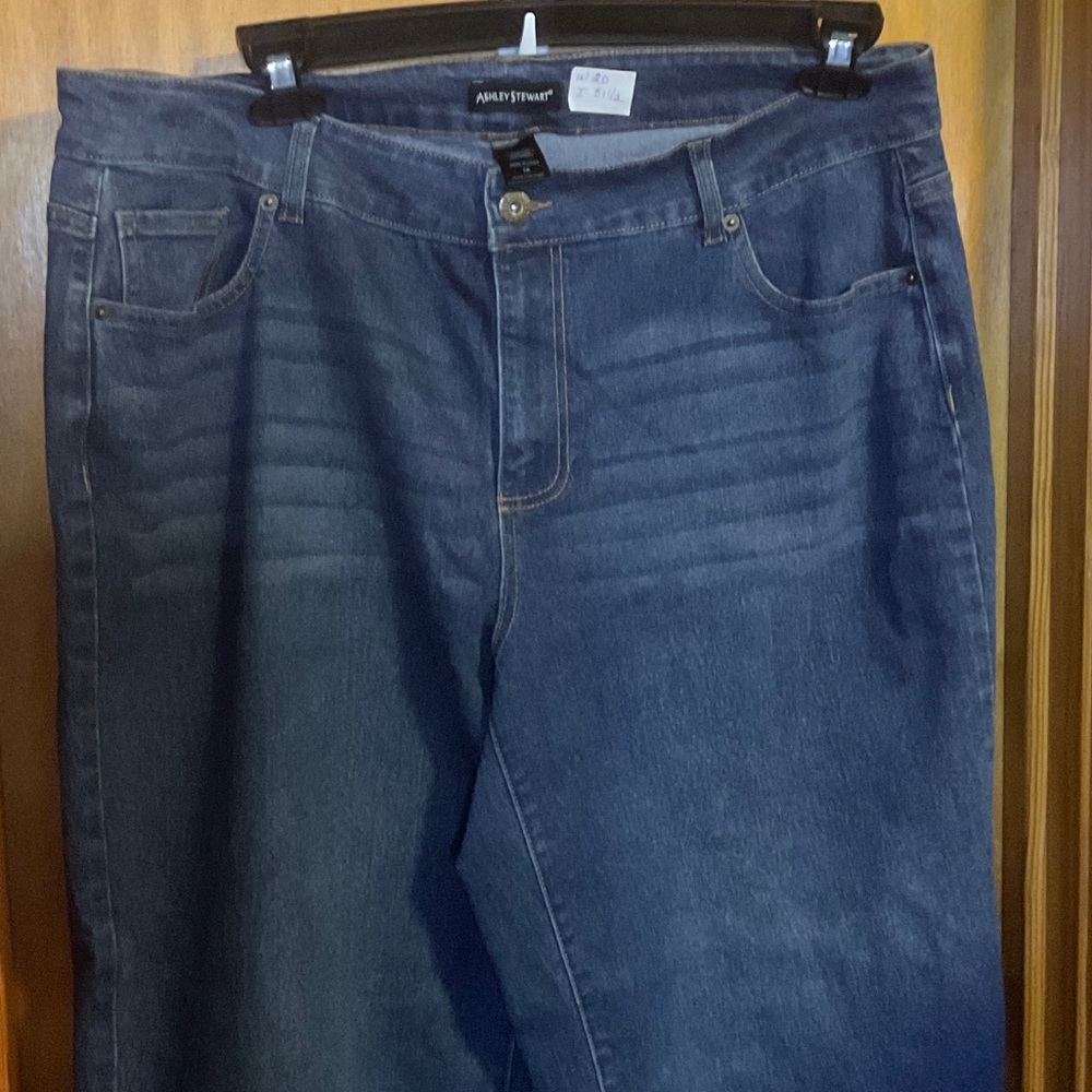 Ashley Stewart High-Rise Indigo Blue Women's Jeans